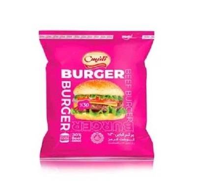 تانیس برگر کبابی 30%گوشت